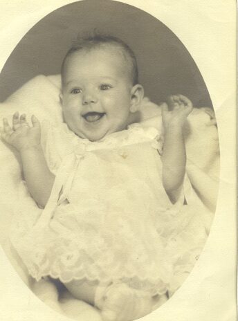 Sherri as a baby